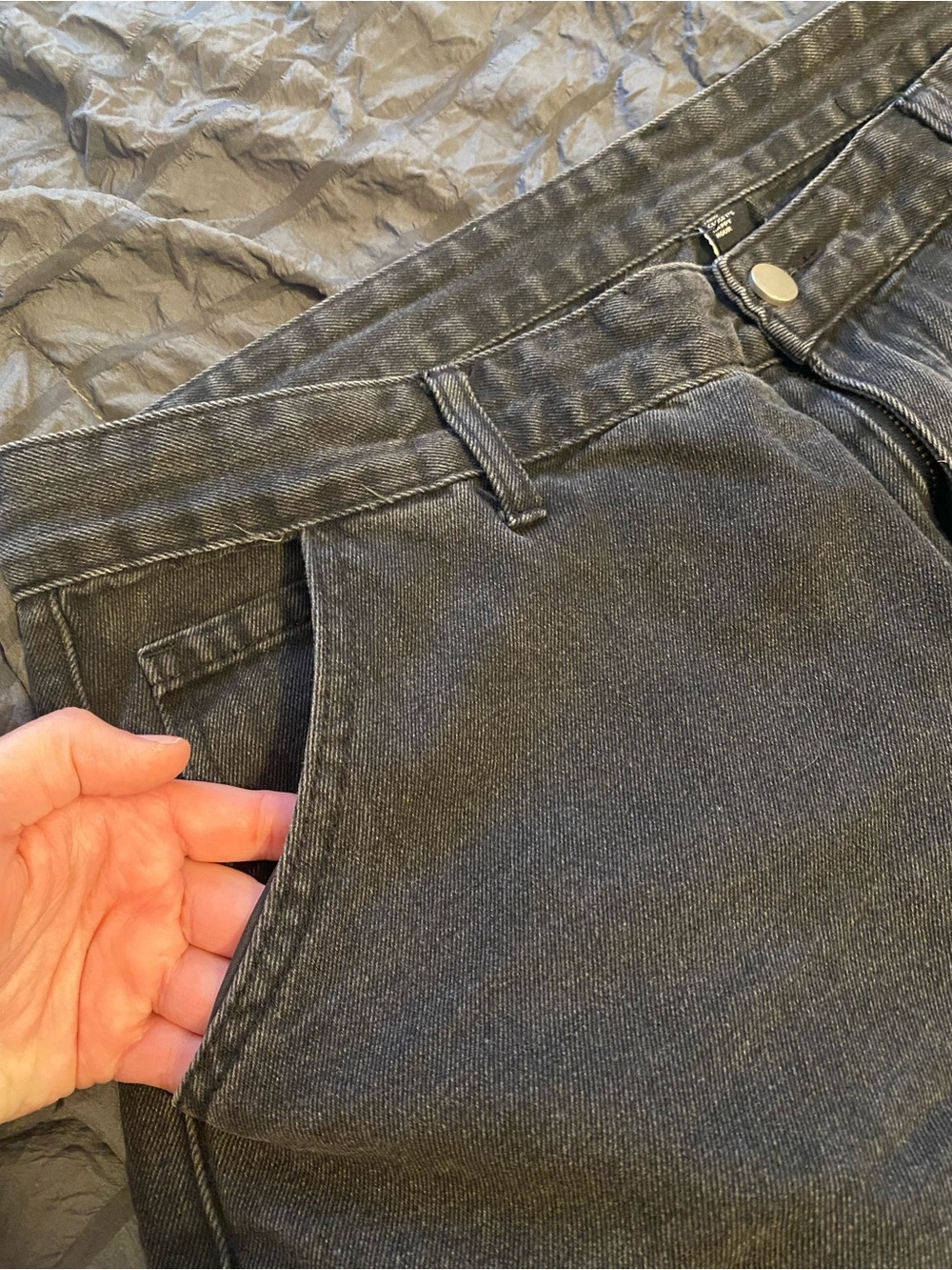 Black Cider Wide-Leg Cargo Utility Pants - Picture 5 of 7